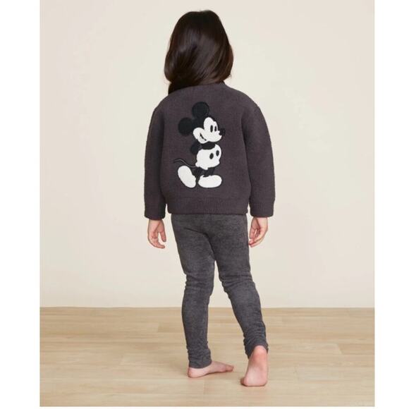 Barefoot Dreams CozyChic Disney Classic Mickey Mouse Varsity Jacket - Picture 3 of 11